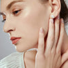 Natural Freshwater Pearl Stud Earrings Real 925 Sterling Sliver Earring Cultured White Pearl for Women Earring Jewelry Wholesale
