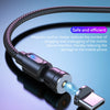 Lovebay Magnetic Cable USB Type C Cable 2.4A 540 Rotate Micro Charger 0.5M 1M 2M Charging Cable For iPhone 13 12 Xiaomi Huawei
