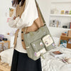 Nylon Waterproof Canvas Women Handbags Shoulder Bag Japanese Ladies Messenger Bag Student School Crossbody Bags for Girl Satchel