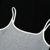 Kliou strap backless sexy bodycon midi long dress new women high waist cotton striped dresses elegant fashion party clothes