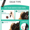 Sevich Hair Dye Pen Hair Root Touch Up Black Brown Hair Color Stick Disposable Hair Dye Cream Brush Easy To Carry Magic Stick