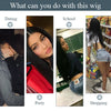 10 Inch Synthetic Dreadlocks Crochet Braids Hair  Handmade Locs Hip-Hop Style For Men And Women Ombre Braiding wig Extensions He