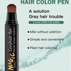 Sevich Hair Dye Pen Hair Root Touch Up Black Brown Hair Color Stick Disposable Hair Dye Cream Brush Easy To Carry Magic Stick