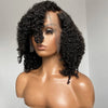 16inch 180% Density Kinky Curly Silk Base Full Lace Wig Peruvian Curly Silk Top Full Lace Human Hair Wigs For Women