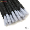 10 Inch Synthetic Dreadlocks Crochet Braids Hair  Handmade Locs Hip-Hop Style For Men And Women Ombre Braiding wig Extensions He