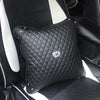 Universal PU Leather Car Steering Wheel Cover Bling Rhinestone Crystal Car Interior Decro with Crystal Crown Accessories Black