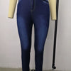 Jeans Large-Size Stretch Denim Skinny Pants