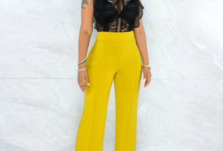 2022 Summer Women's Straight Leg Casual Women's Straight-Leg Pants