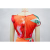 CM.YAYA Women Tie Dye Print Beach Sleeveless V-neck Sashes Sexy Party Club Playsuits Jumpsuit 2025 Summer One Piece Suit Rompers