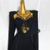 Women's Fashion Elegant Slim Fit Bodysuit Chest Wrap