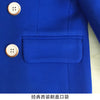 Boys Royal Blue Orange Suit For Wedding Kids Jacket Pants Bowtie Flower 4PCS Ceremony Tuxedo Dress Children Photograph Costume