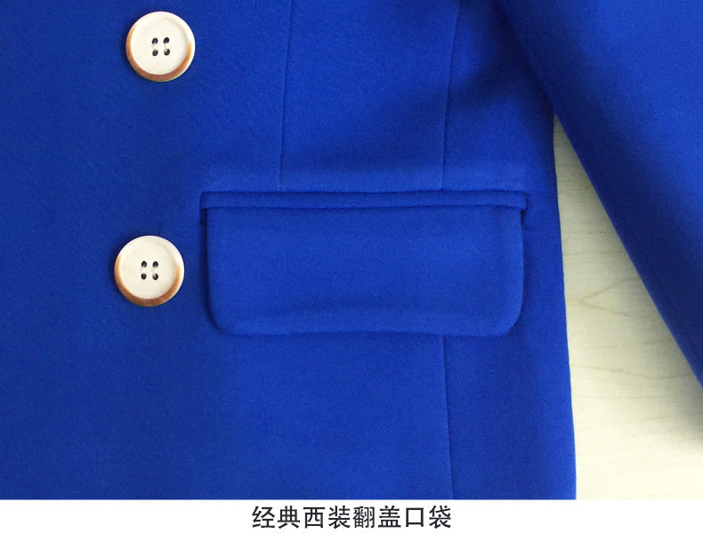 Boys Royal Blue Orange Suit For Wedding Kids Jacket Pants Bowtie Flower 4PCS Ceremony Tuxedo Dress Children Photograph Costume