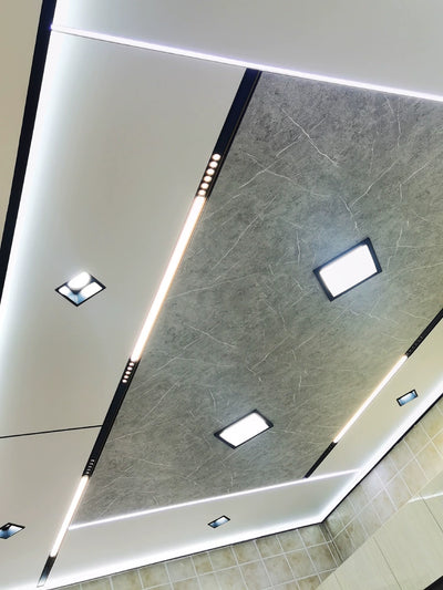 Honeycomb Large Board Integrated Ceiling Led Grille Lamp 3.5 Embedded 3.7 Floodlight Track Dedicated Headless Lamp