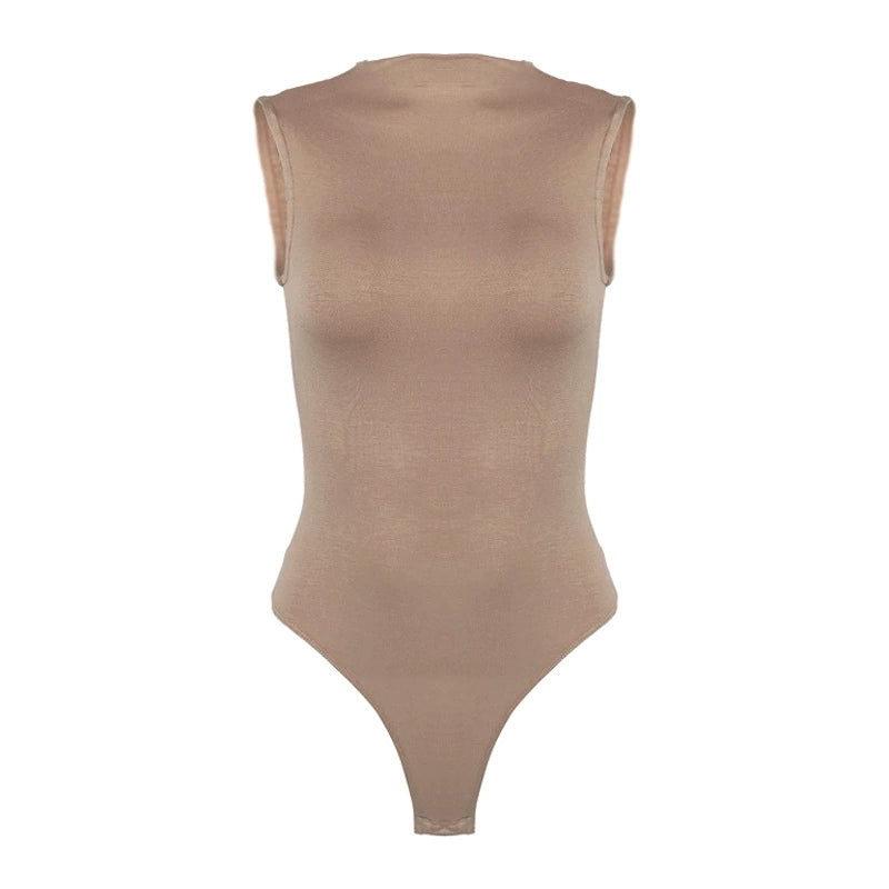 Women's Fashion Ins Style Bottoming T-shirt Sleeveless Tight