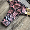 Hot Spring Sexy Bikini Lace-up Cutout Sexy Bronzing Bikini Hard Bag Hollow out Separates Swimsuit Bikini