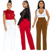 2022 Summer Women's Straight Leg Casual Women's Straight-Leg Pants
