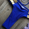 2023 New Arrival Nylon Triangle Bronzing Patchwork Bikini Lady Sexy Swimwear Swimsuit Export Bikini 8 Colors