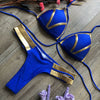 New New Arrival Nylon Triangle Bronzing Patchwork Bikini Lady Sexy Swimwear Swimsuit Export Bikini 8 Colors