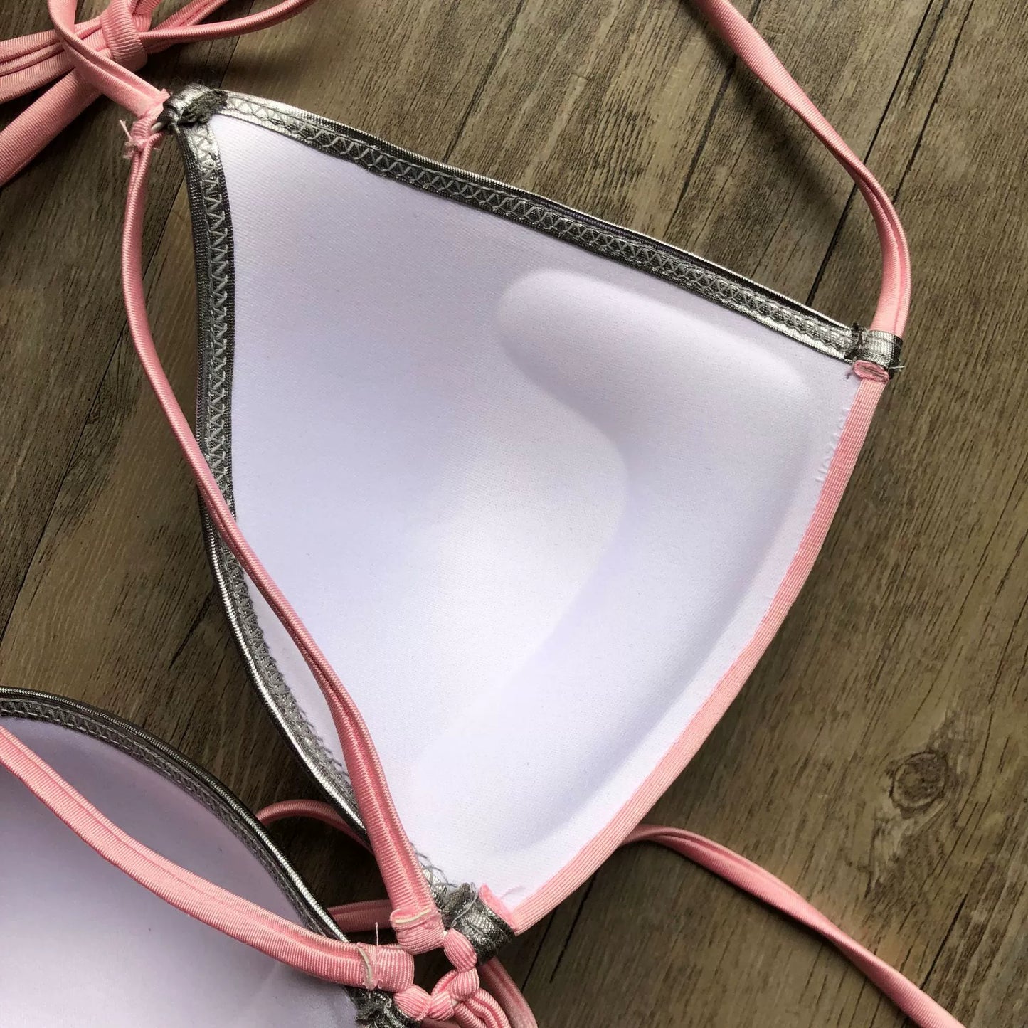 Hot Spring Sexy Bikini Lace-up Cutout Sexy Bronzing Bikini Hard Bag Hollow out Separates Swimsuit Bikini