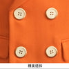 Boys Royal Blue Orange Suit For Wedding Kids Jacket Pants Bowtie Flower 4PCS Ceremony Tuxedo Dress Children Photograph Costume