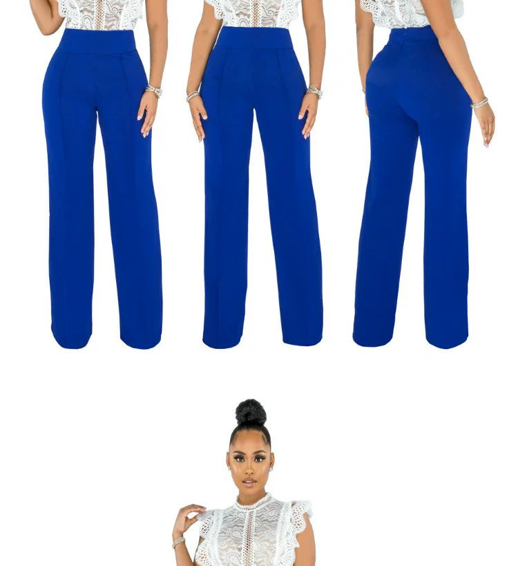 2022 Summer Women's Straight Leg Casual Women's Straight-Leg Pants