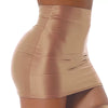 Multicolor Shiny Glossy Silky Miniskirt Sexy Transparent Highly-Elastic plus Size Skirt Bodycon Dress See-through Nightclub OL