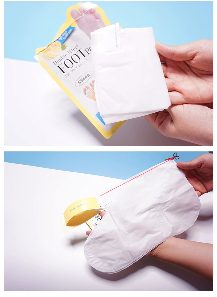 South Korea Die Enjia Double Exfoliating Dead Skin Calluses Moisturizing Foot Mask Tender White Feet Sole Care Tender Foot Mask