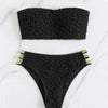 Open Back Sexy Tube Top Ribbon Swimsuit Beauty Back Separates Swimsuit Bar Sexy Female Bikini Sexy Bikini