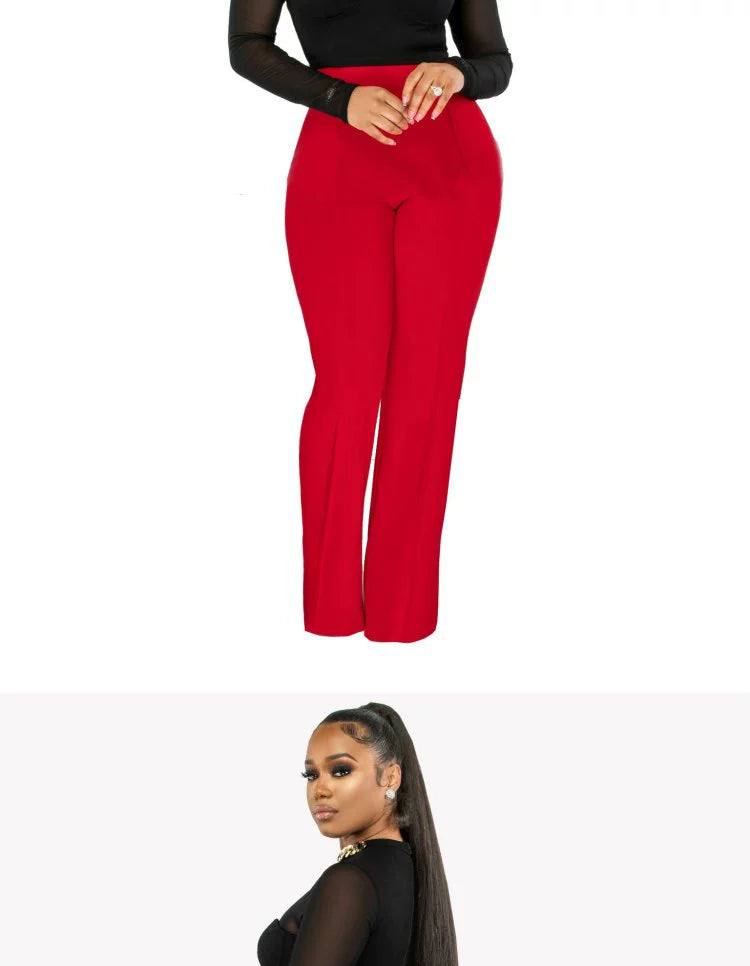 2022 Summer Women's Straight Leg Casual Women's Straight-Leg Pants