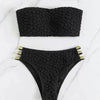 Open Back Sexy Tube Top Ribbon Swimsuit Beauty Back Separates Swimsuit Bar Sexy Female Bikini Sexy Bikini