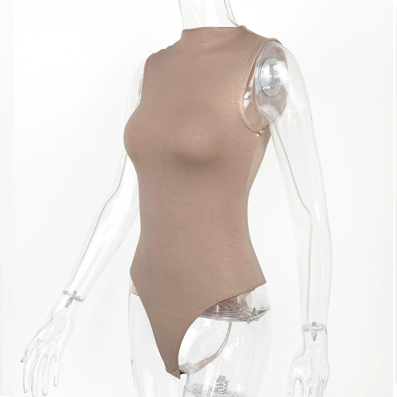 Women's Fashion Ins Style Bottoming T-shirt Sleeveless Tight