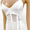 European and American Women's Clothing See-through Sexy Suspender Mesh Jumpsuit