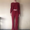 Two Piece Set Women Tracksuit Set Dashiki African Spring Summer Work Elegant Long Sleeve Top Pants Set Party Suit Matching Sets