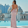 Evening Dress Bling Bling Sequin Sexy Split Prom Dresses