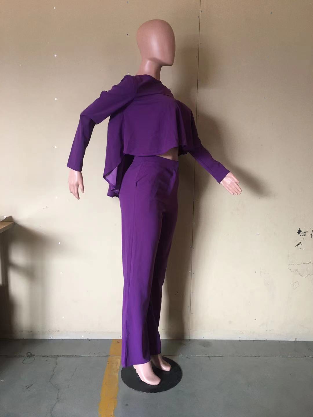 Two Piece Set Women Tracksuit Set Dashiki African Spring Summer Work Elegant Long Sleeve Top Pants Set Party Suit Matching Sets