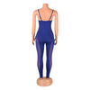 European and American Women's Clothing See-through Sexy Suspender Mesh Jumpsuit