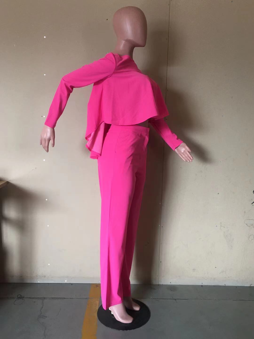 Two Piece Set Women Tracksuit Set Dashiki African Spring Summer Work Elegant Long Sleeve Top Pants Set Party Suit Matching Sets