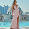 Evening Dress Bling Bling Sequin Sexy Split Prom Dresses