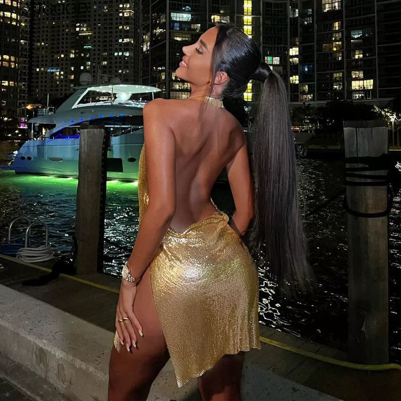 Backless Bodycon Sexy Streetwear Party Club Festival Dress