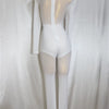 Women's Fashion Elegant Slim Fit Bodysuit Chest Wrap