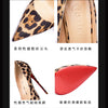 White Leopard Print Suede Dress Sexy Shoes