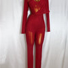 Women's Fashion Elegant Slim Fit Bodysuit Chest Wrap
