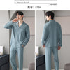 Autumn Pajamas Sets Men Long Sleeve Modal Cotton Thin Teenage Boys' Large Size Spring Outwear Home Cloth Suit Sleepwear Male