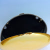 2024 New Arrival Golden Acrylic Shiny Metallic Goose Egg Box Glossy Shell Banquet Glossy Dumpling Hand Holding