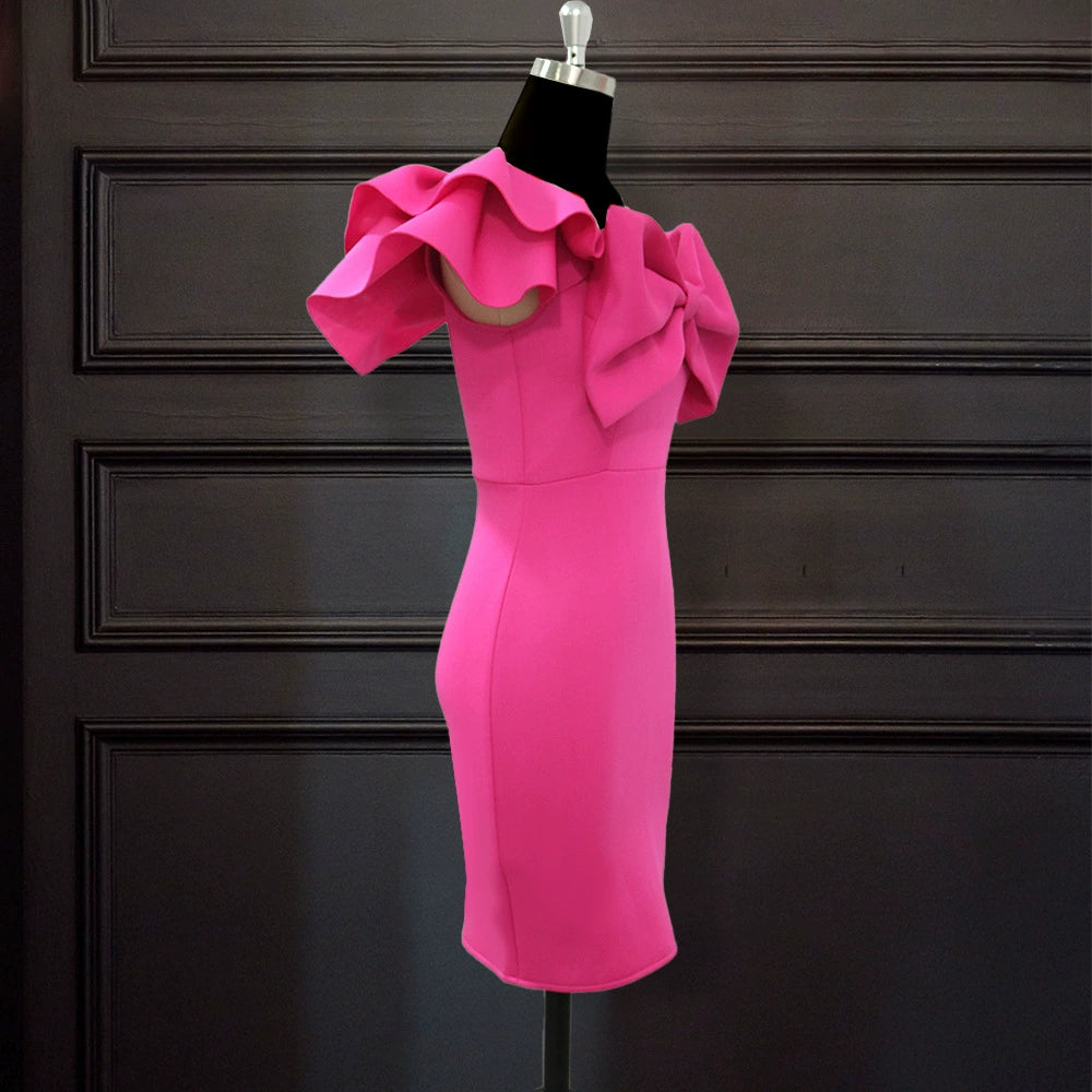 2021 African WOMEN'S Elegant Office OL Dress Female Clothes