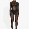 Jumpsuits2023 New Women's Trousers Sexy Elegant Evening Dress Elegant Slim Hollow-out Camisole Jumpsuit