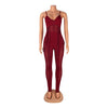 European and American Women's Clothing See-through Sexy Suspender Mesh Jumpsuit