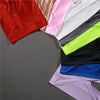 Multicolor Shiny Glossy Silky Miniskirt Sexy Transparent Highly-Elastic plus Size Skirt Bodycon Dress See-through Nightclub OL