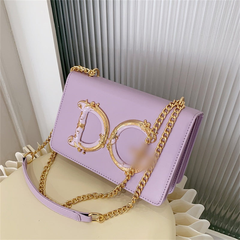 Fashion Trend Women's Crossbody Bag Armpit Classic PU Leather Women's Shoulder Bag Square Flip Small Square Bag