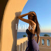 [Neptune] High-Grade Hollow-out Sexy One-Piece Swimsuit Two-piece Set Vacation Bikini Beach Hot Spring Swimsuit